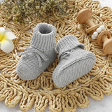 Baby First Walkers Shoes 0-18m Solid Color Knitted Newborn Boys Girls Indoor Outdoor Prewalkers Comfortable Soft Soled