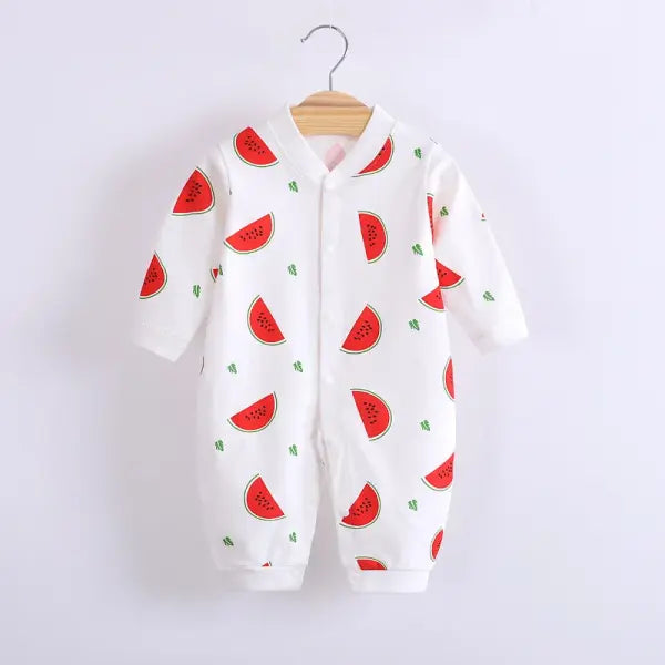 Baby Jumpsuit 0–12 Months – Newborn Boys & Girls Romper Overalls Fashion Bodysuit - s6 / 9M