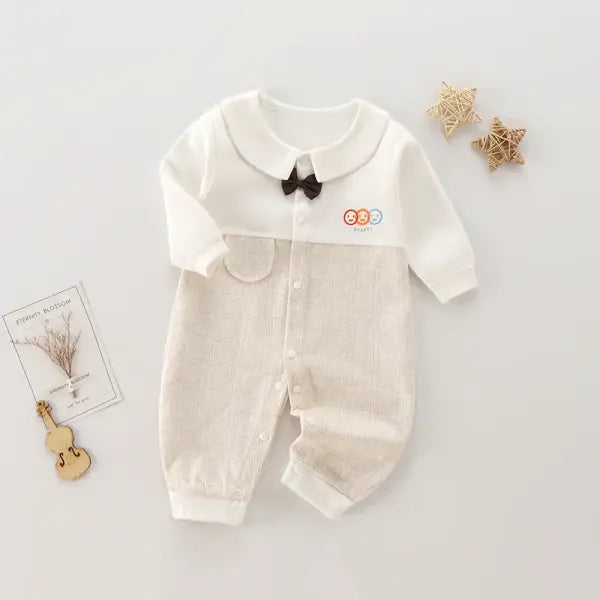 Baby Jumpsuit 0–12 Months – Newborn Boys & Girls Romper Overalls Fashion Bodysuit - 8 1 / 6M
