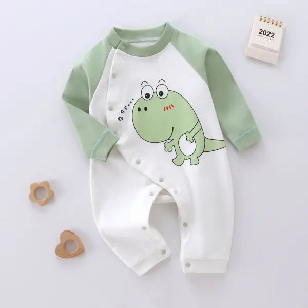 Baby Jumpsuit 0–12 Months – Newborn Boys & Girls Romper Overalls Fashion Bodysuit - 02 / 9M