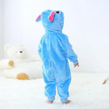Baby Kigurumi Stitch Romper – Cartoon Animal Jumpsuit for Infants & Toddlers Boys & Girls Cosplay Pajamas