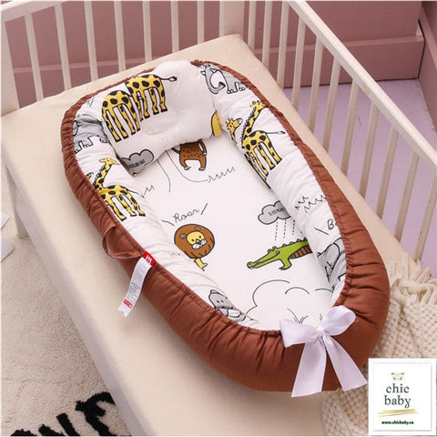 Baby Removable and Washable Bed Crib – Portable Travel Crib for Infants and Kids - P / 50x85cm