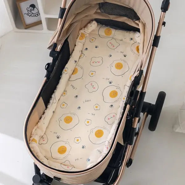 Baby Stroller Seat Cushion Soft Mattress Kids Pushchair Car Mat Stroller Accessories - style 2