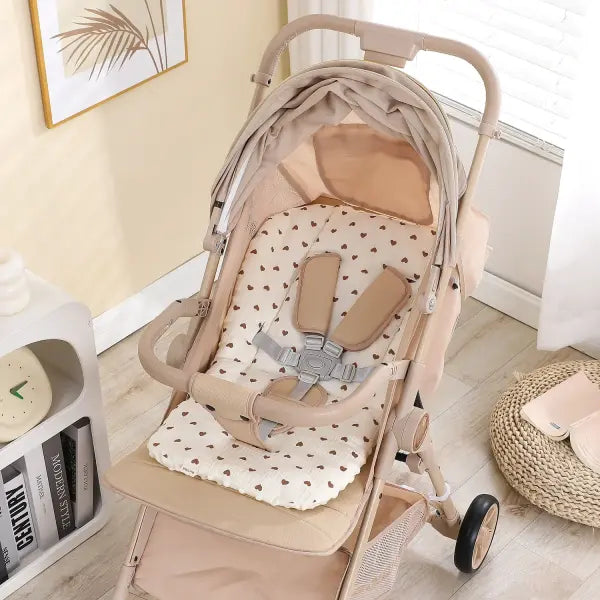 Baby Stroller Seat Cushion Soft Mattress Kids Pushchair Car Mat Stroller Accessories - style 24