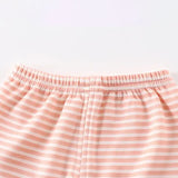 Baby Warm Clothing Set Fleece Lined Children Boys Girls Striped Underwear Sleepwear Set Ideal for Home Pajamas Autumn