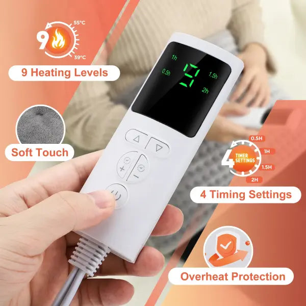 Electric Back Heating Support Belt – Adjustable Temperature Waist & Lumbar Warmer for Abdomen