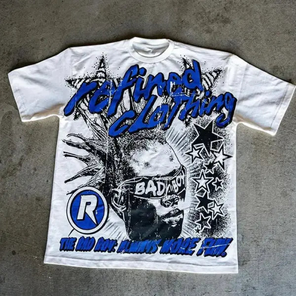 Bad Boy Graphic Print Cotton T-Shirt casual and comfortable suitable for both men and women graphic t shirts - XXXL