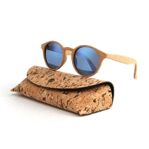 Bamboo Sunglasses - Kenbo’s Stylish Oval Wood Grain Sunglasses - C13 (with case) / As Picture