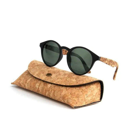 Bamboo Sunglasses - Kenbo’s Stylish Oval Wood Grain Sunglasses - C20(with case) / As Picture