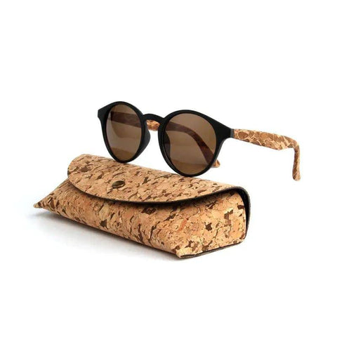 Bamboo Sunglasses - Kenbo’s Stylish Oval Wood Grain Sunglasses - C23(with case) / As Picture