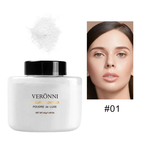 Banana Shaped Loose Powder – Reduces Pores & Fine Lines, Long-Lasting Matte Effect, Natural Facial Makeup Powder - Himpall