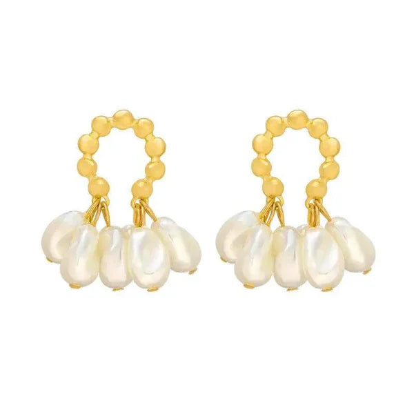 Baroque Pearl Earrings for Timeless Elegance and Unique Sophistication - Himpall