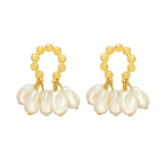 Baroque Pearl Earrings for Timeless Elegance and Unique Sophistication - Himpall