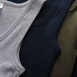 Basic Elastic Tank Men’s Gym Vest Cotton Bodybuilding Fitness Style