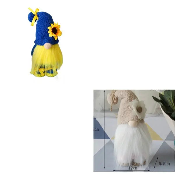 Bee Festival Flower Butterfly Long Legs Faceless Doll - Hair Remover