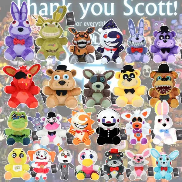 Best SEO Title 2026 New Five Nights at Freddy’s (FNAF) Plush Toys - Cute Bonnie Freddy Bear & Foxy Stuffed Dolls