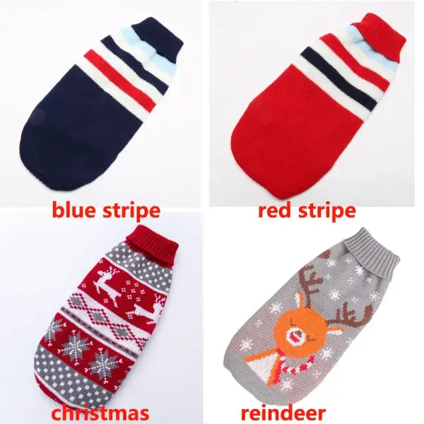 Big Dog Winter Sweater – Warm Christmas Pullover for Small Medium & Large Dogs Golden Retriever Rottweiler Corgi & Cats