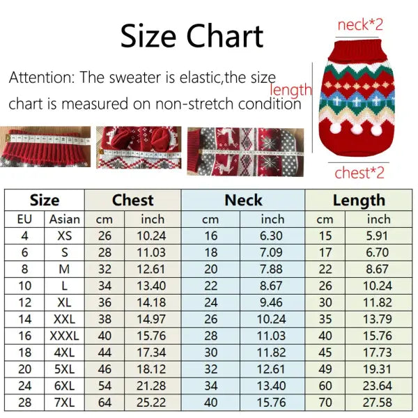 Big Dog Winter Sweater – Warm Christmas Pullover for Small Medium & Large Dogs Golden Retriever Rottweiler Corgi & Cats