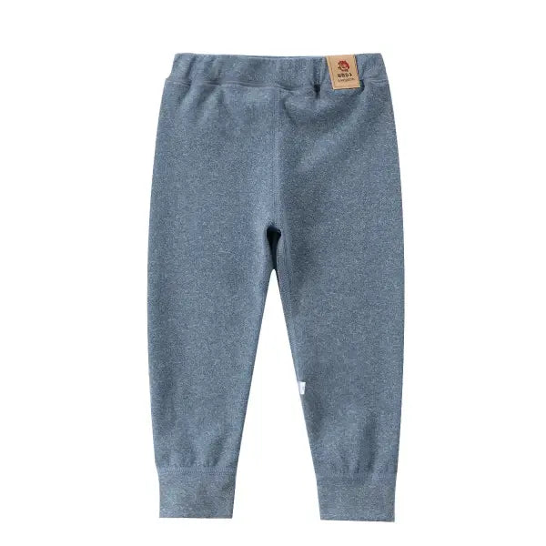 Big Kids Fleece Pants for Boys & Girls – Warm Winter Velvet Leggings - Gray / 120(5T)