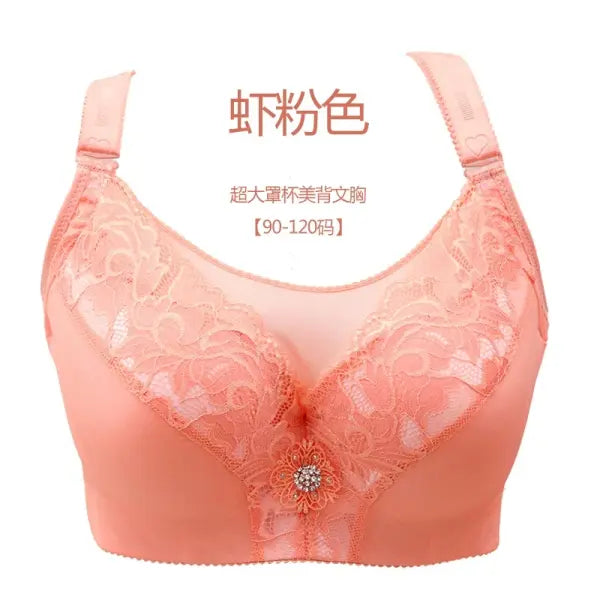Big Size Push Up Bra 48G 50G 52G Plus Size Bralette Large Size Brassiere Female Bra Plus Size 40-52 Sexy Seamless Bras