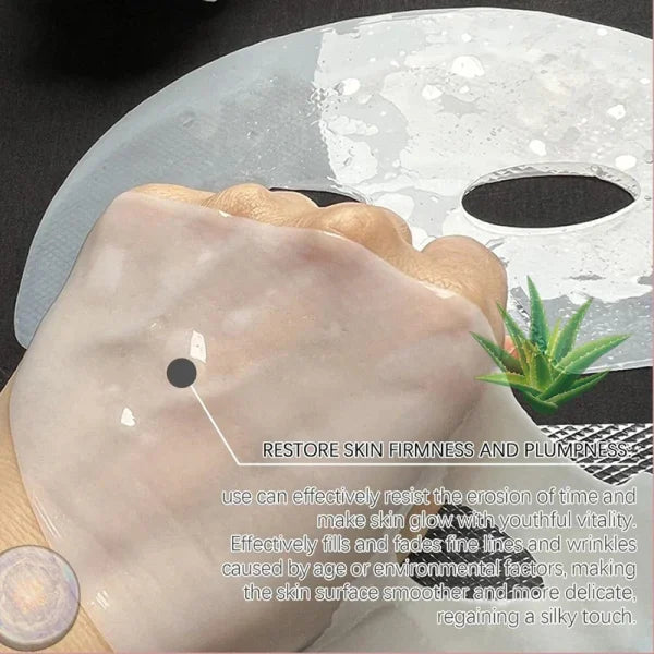 Bio-Collagen Real Deep Mask Anti-Wrinkle Lifting Face Mask With Hydrolyzed Collagen Collagen Reverse Film Volume Peel