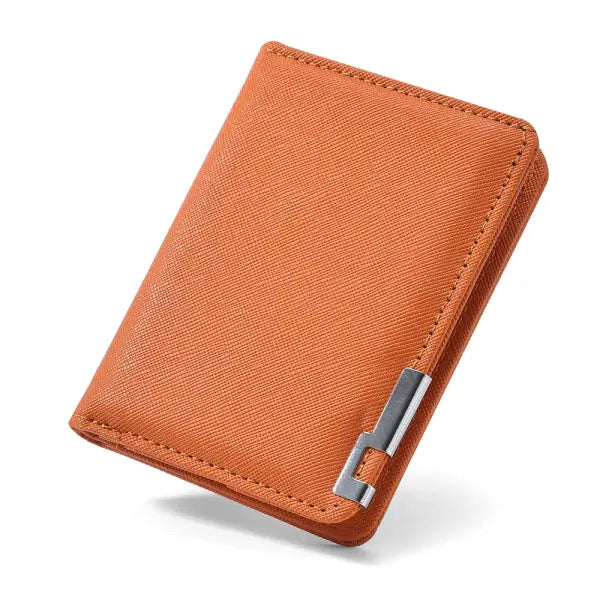 Black Faux Leather Small Slim Business-Style Wallet - Multiple Card Slots Credit Card and Driver’s License Holder