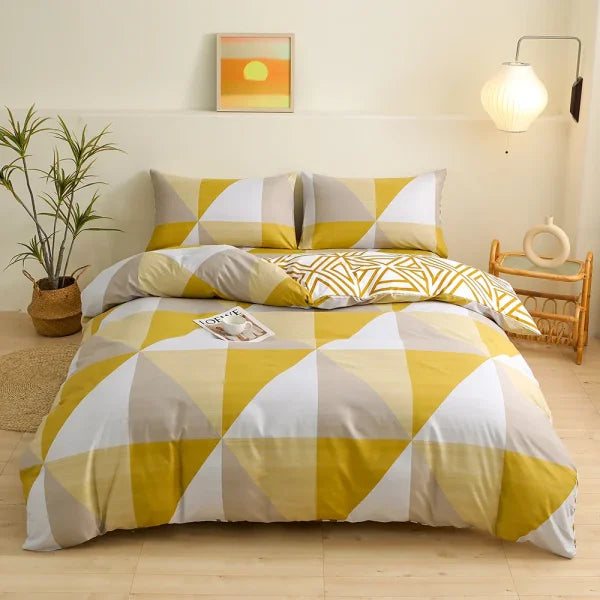 Black Marble Sanding Bedding Set - 2/3 Piece Duvet Cover Set - 2 / set / Twin|CN