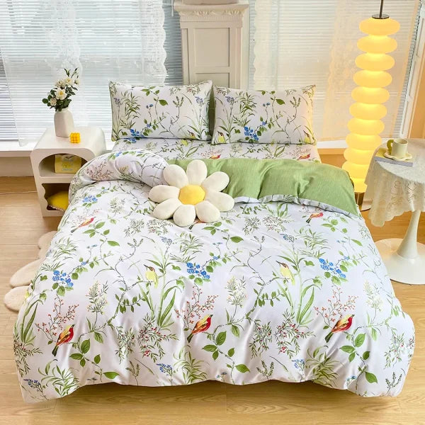 Black Marble Sanding Bedding Set - 2/3 Piece Duvet Cover Set - 5 / set / Twin|CN