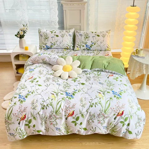 Black Marble Sanding Bedding Set - 2/3 Piece Duvet Cover Set - 5 / set / Twin|CN