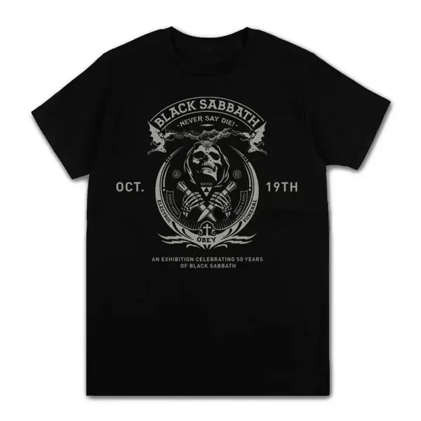 Black Metal Rock Band T-Shirt – Unisex Graphic Short Sleeve Tee - 03615 / XXXL