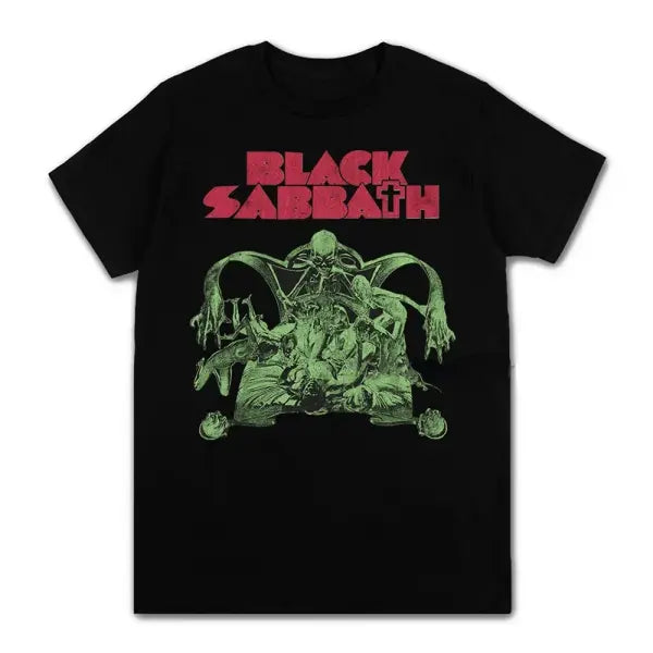 Black Metal Rock Band T-Shirt – Unisex Graphic Short Sleeve Tee - 0363 / XS（old）