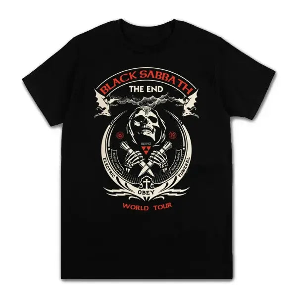 Black Metal Rock Band T-Shirt – Unisex Graphic Short Sleeve Tee - 03616 / S