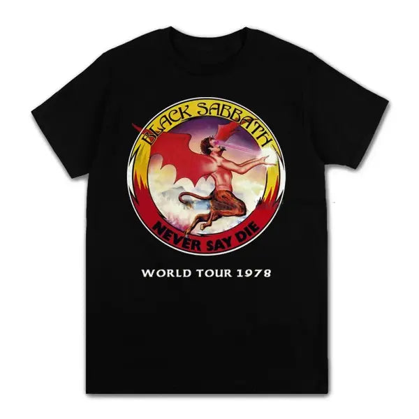Black Metal Rock Band T-Shirt – Unisex Graphic Short Sleeve Tee - 03612 / S