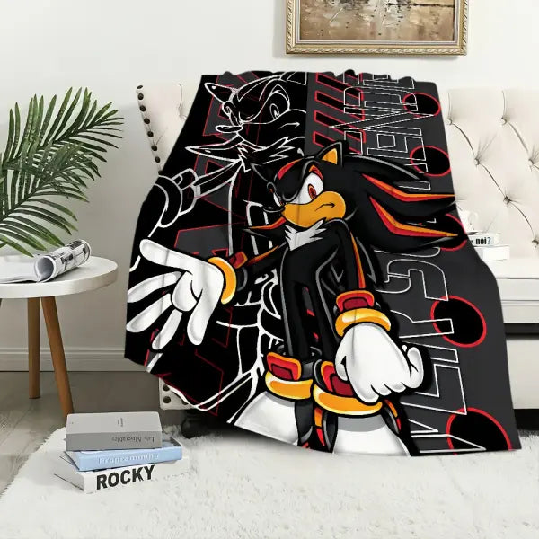 Blanket cool warm soft plush blanket for s-S-So-nicES-s sofa living room office cartoon bedroom cool travel gift art