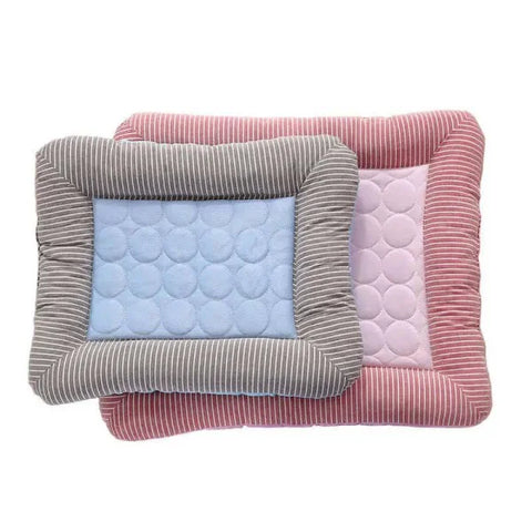 Blue Ice Silk Pet Cooling Pad for Ultimate Summer Comfort - Himpall
