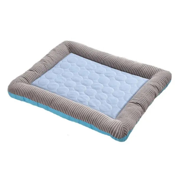 Blue Ice Silk Pet Cooling Pad for Ultimate Summer Comfort - Himpall