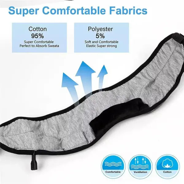 Bluetooth 3D Eye Mask Headphones Music Sleeping Headband Earphones Soft Elastic Comfortable Wireless Headset Sleep Eye