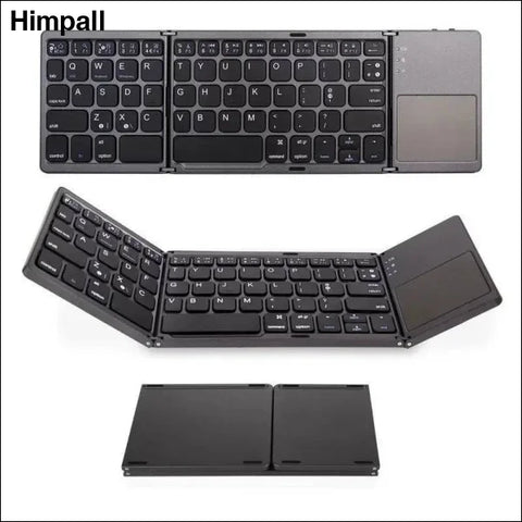 Virtual Laser Keyboard: Portable Bluetooth Wireless Keyboard - Three fold keyboard