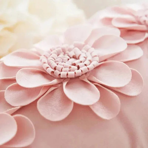 Blush Romance Wedding Throw Pillow for Elegant Wedding Decor - Himpall