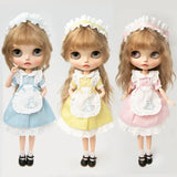 Blythe Clothes Vintage Lace Maid Set for YMY OB22 Doll Accessories