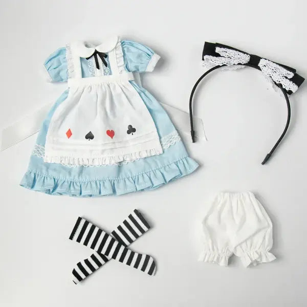 Blythe Clothes Vintage Lace Maid Set for YMY OB22 Doll Accessories - Color - 5 / Blytht size