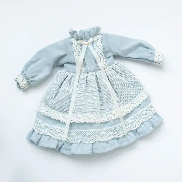 Blythe Clothes Vintage Lace Maid Set for YMY OB22 Doll Accessories - Color - 7 / Blytht size
