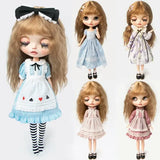 Blythe Clothes Vintage Lace Maid Set for YMY OB22 Doll Accessories