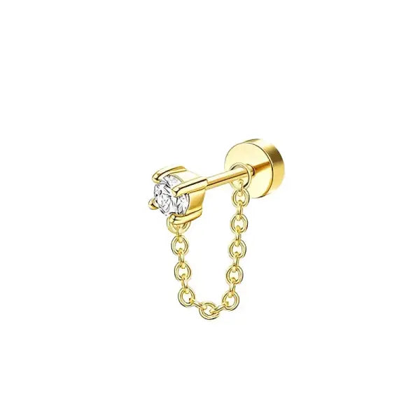 Bobisty Surgical Stainless Steel Earrings – Dainty Flat Back Stud & Hoop for Sensitive Ears Women’s Cartilage Jewelry