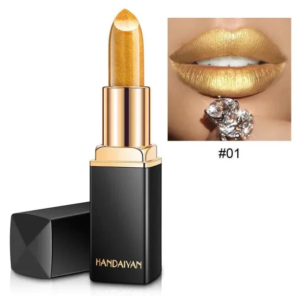 Bold and Shiny Metallic Lipstick for Stunning Lip Color - Himpall