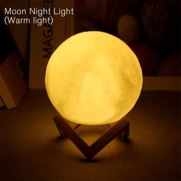 Book Light LED Moon Light Galaxy Light Moon Night Light Girl Boy Child Birthday Gift Bedroom Decoration Indoor lighting