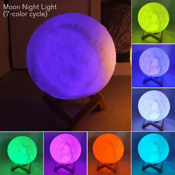 Book Light LED Moon Light Galaxy Light Moon Night Light Girl Boy Child Birthday Gift Bedroom Decoration Indoor lighting