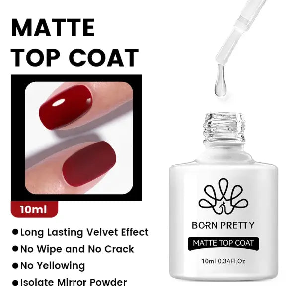 BORN PRETTY 10ml Base Gel Top Coat Rubber Gel Reinforcement Gel for Nails Tools Soak Off UV LED Nail Varnish Function
