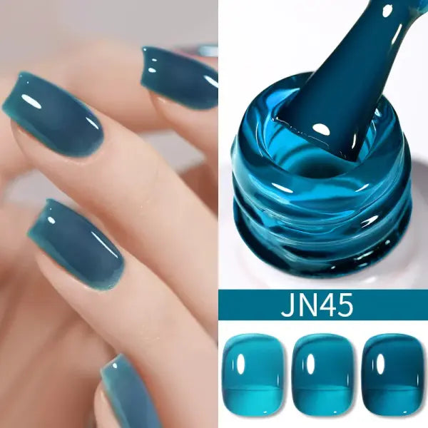 10ml Translucent Jelly Nude Gel – Semi-Permanent UV LED Nail Polish - JN45