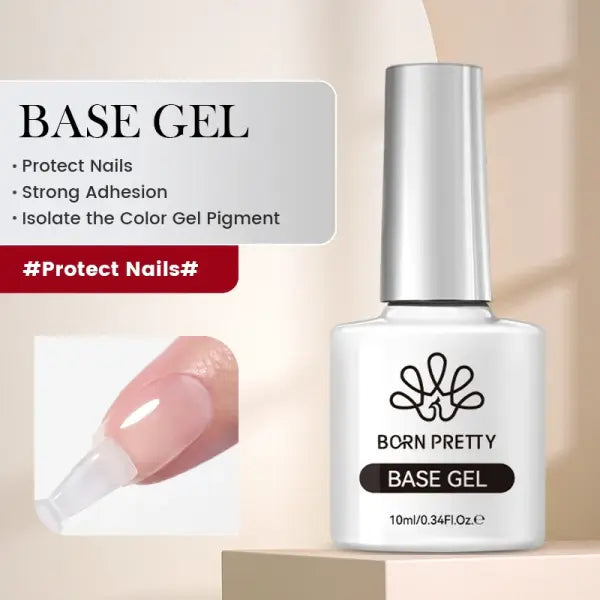 BORN PRETTY 10ml Translucent Jelly Nude Gel Nail Polish Colorful Varnish Semi Permanent UV LED Nail Art Manicure Gel
